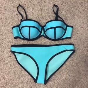 Triangl Light Blue Swimsuit: Size L top, L bottom